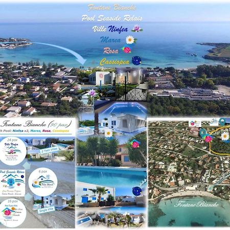 Pool Seaside Relais - Ville Ninfea, Marea, Rosa E Cassiopea Fontane Bianche Zewnętrze zdjęcie