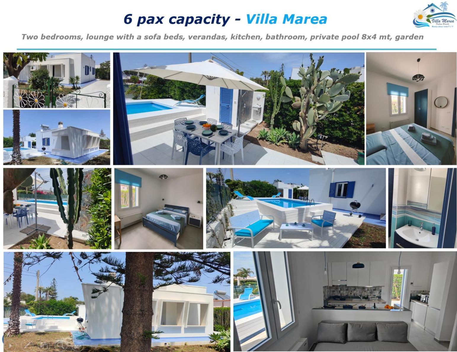 Pool Seaside Relais - Ville Ninfea, Marea, Rosa E Cassiopea Fontane Bianche Zewnętrze zdjęcie