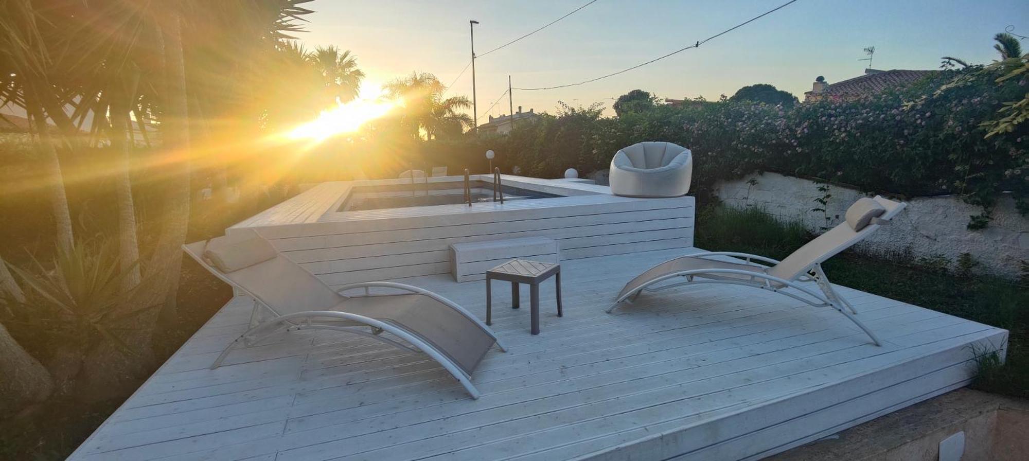 Pool Seaside Relais - Ville Ninfea, Marea, Rosa E Cassiopea Fontane Bianche Zewnętrze zdjęcie
