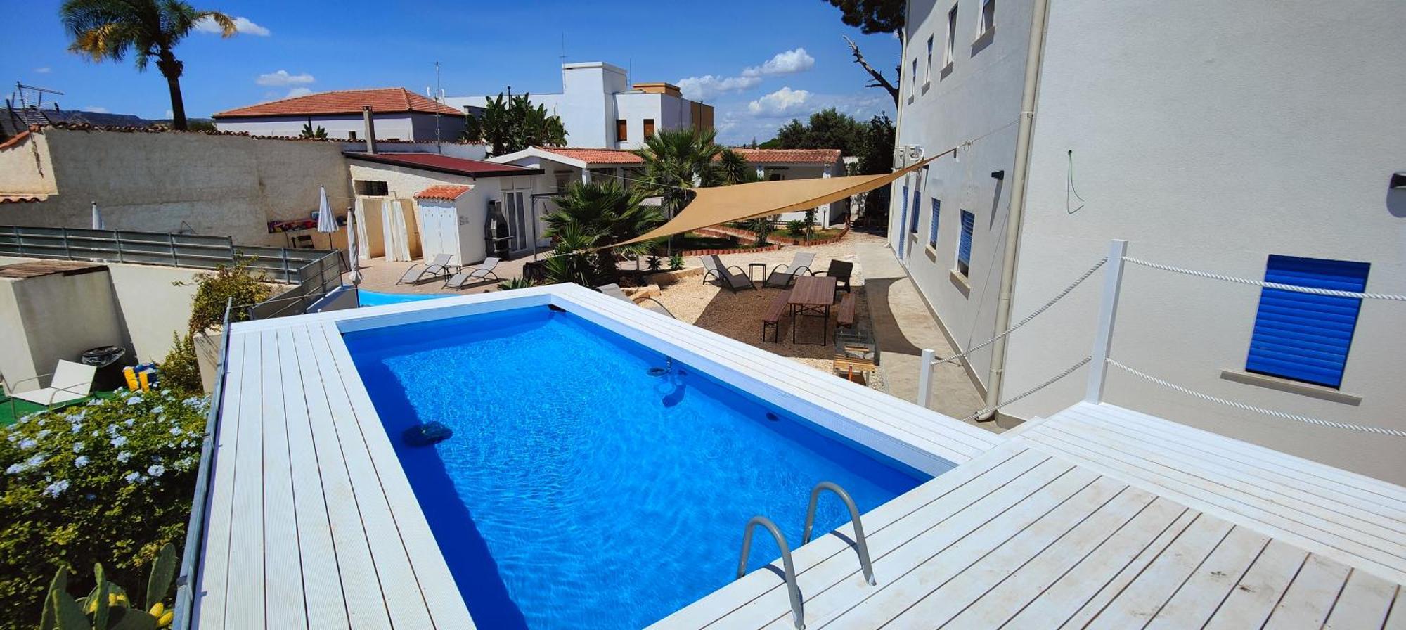 Pool Seaside Relais - Ville Ninfea, Marea, Rosa E Cassiopea Fontane Bianche Zewnętrze zdjęcie