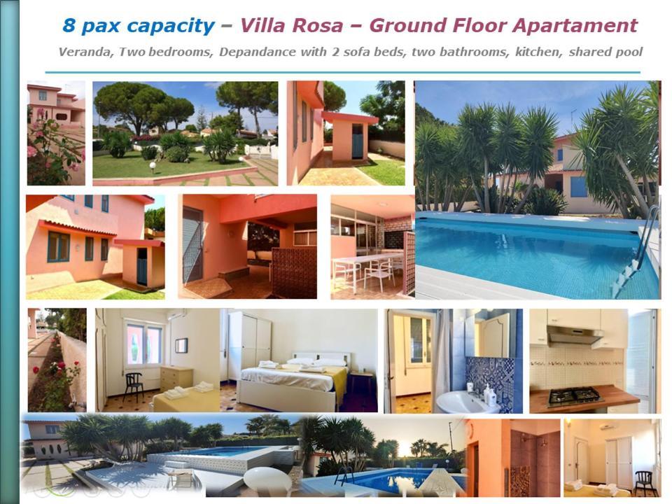 Pool Seaside Relais - Ville Ninfea, Marea, Rosa E Cassiopea Fontane Bianche Zewnętrze zdjęcie